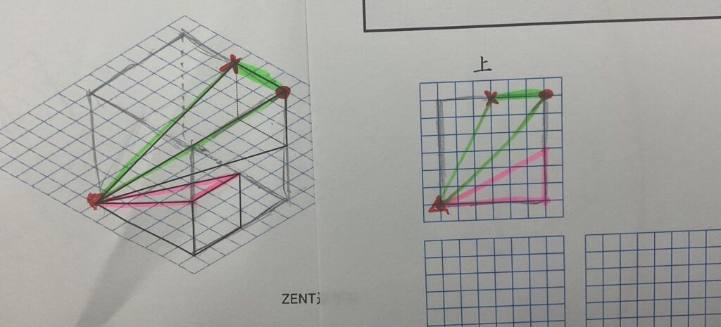alt="点描写 指導例 図形 問題"
