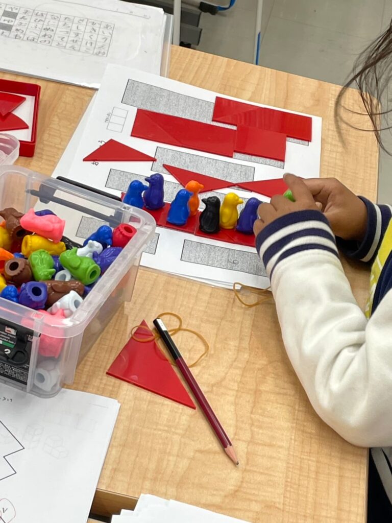 赤穂市の個別指導塾Willbe（あこう塾）での低学年向け算数指導の様子