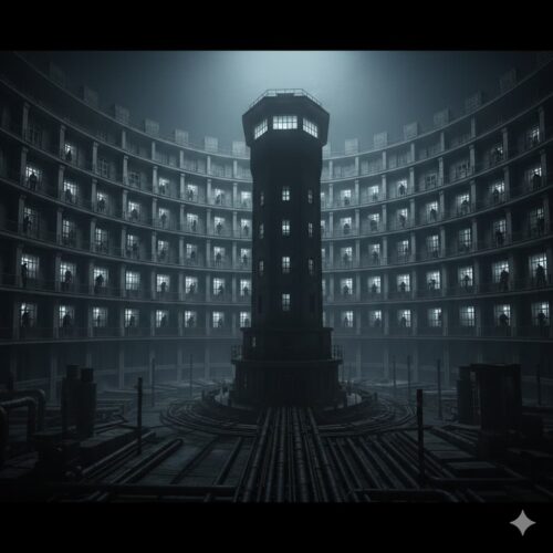 パナプティコン監獄構造図|ベンサム思想と危機管理学